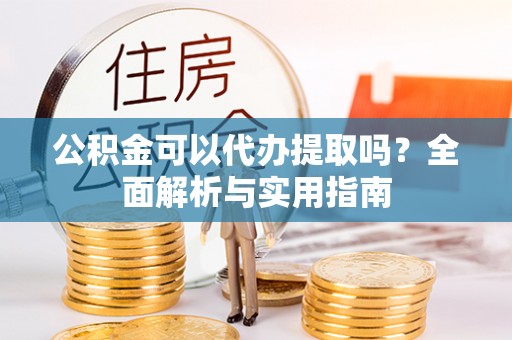 盘龙公积金可以代办提取吗？全面解析与实用指南
