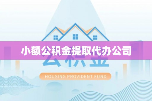 爱民小额公积金提取代办公司