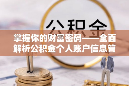 缙云掌握你的财富密码——全面解析公积金个人账户信息管理与优化