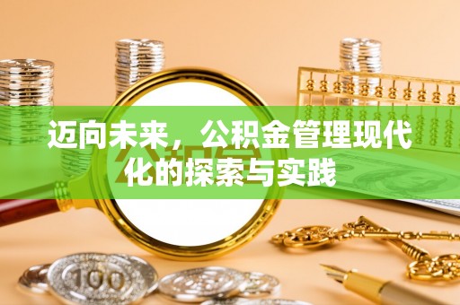 六合迈向未来，公积金管理现代化的探索与实践