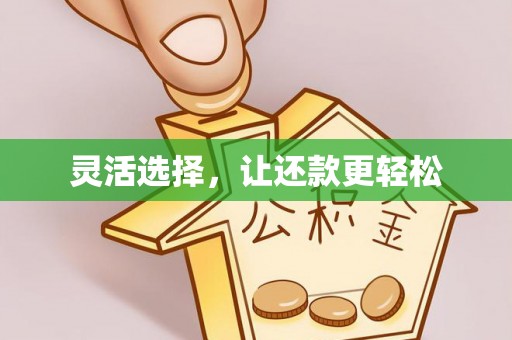 六合灵活选择，让还款更轻松