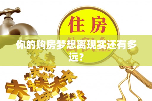 望花你的购房梦想离现实还有多远？