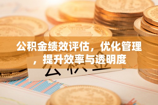 卓溪公积金绩效评估，优化管理，提升效率与透明度