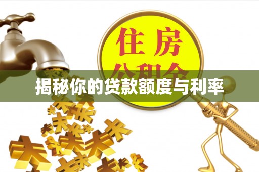 河北揭秘你的贷款额度与利率