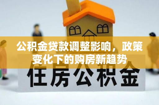 新沂公积金贷款调整影响，政策变化下的购房新趋势