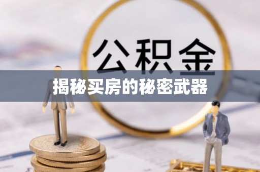 灵武揭秘买房的秘密武器