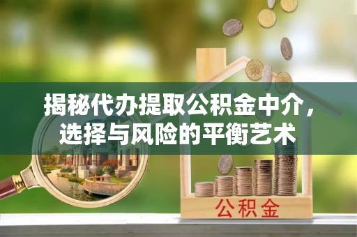 蓟县揭秘代办提取公积金中介，选择与风险的平衡艺术