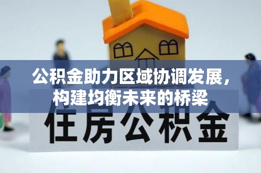 丹凤公积金助力区域协调发展，构建均衡未来的桥梁