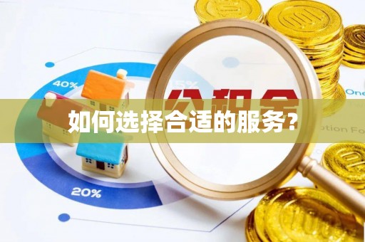 惠来如何选择合适的服务？
