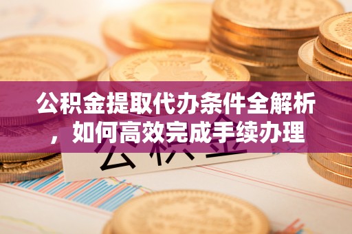 沈丘公积金提取代办条件全解析，如何高效完成手续办理