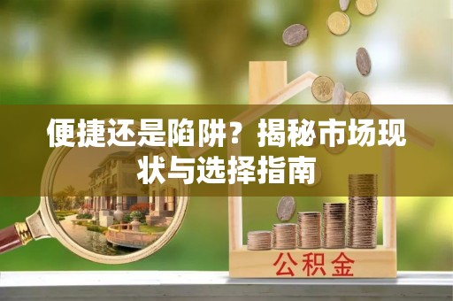 蒲城便捷还是陷阱？揭秘市场现状与选择指南