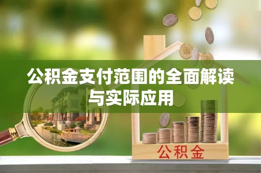 金秀公积金支付范围的全面解读与实际应用
