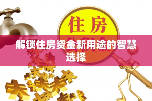 眉山解锁住房资金新用途的智慧选择